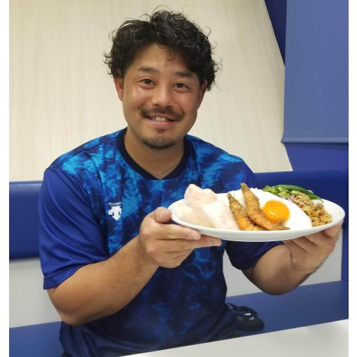 【宮崎選手プロデュース】鶏ひき肉と目玉焼きのガパオライス※ベイカラ/ミニサラダ＆フレンチフライ付-0