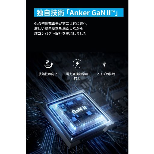 Anker NanoⅡ　65W（充電器貸出）ノートPC向け-1