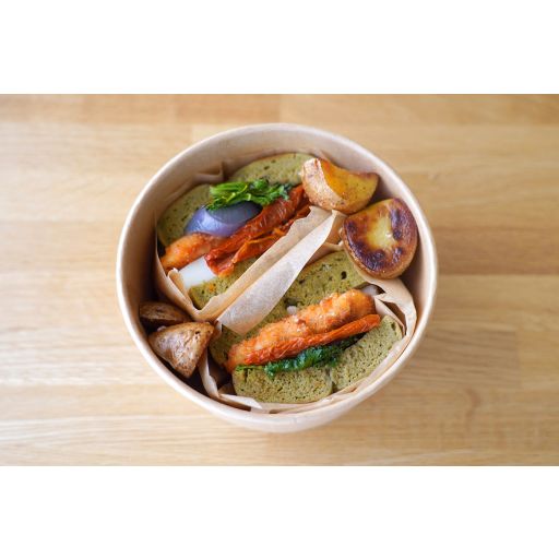 【Gluten Free】 ベーグルサンド　FRIED SALMON-0