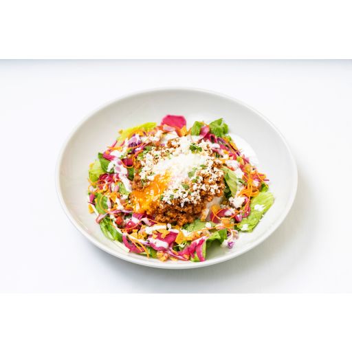 牛すじ挽肉のタコライス（温玉あり）-0