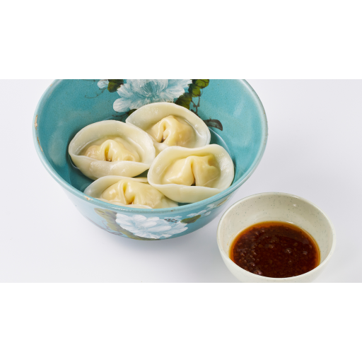 「手包水餃子」自家製発酵海老ダレ〈４個〉-0