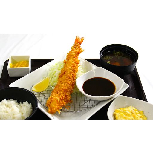 大海老フライ定食1尾-0