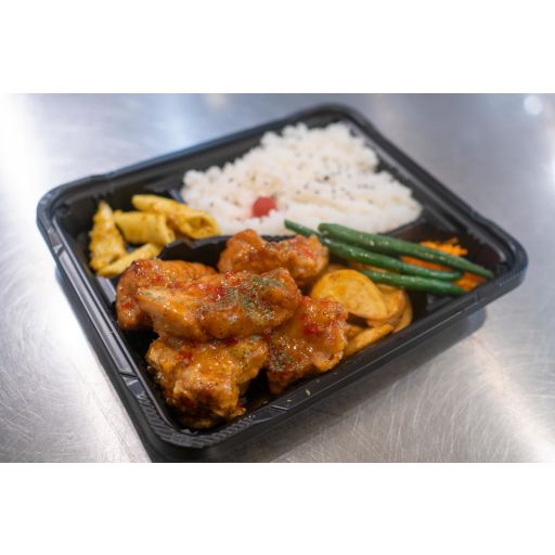 鶏唐スイートチリマヨ弁当-1