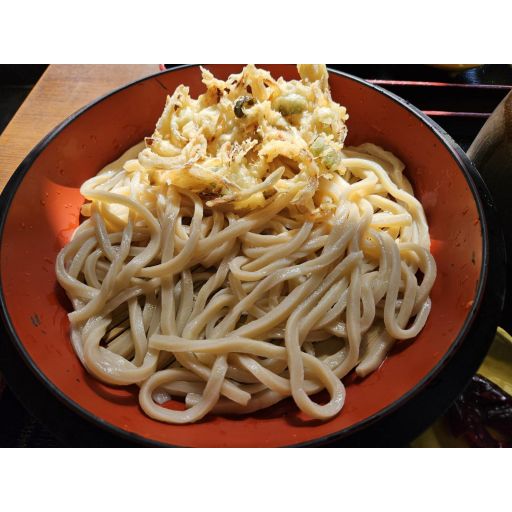肉汁うどん（天ぷら付き）-1