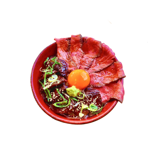 ローストビーフ＆牛ハラミ丼-0