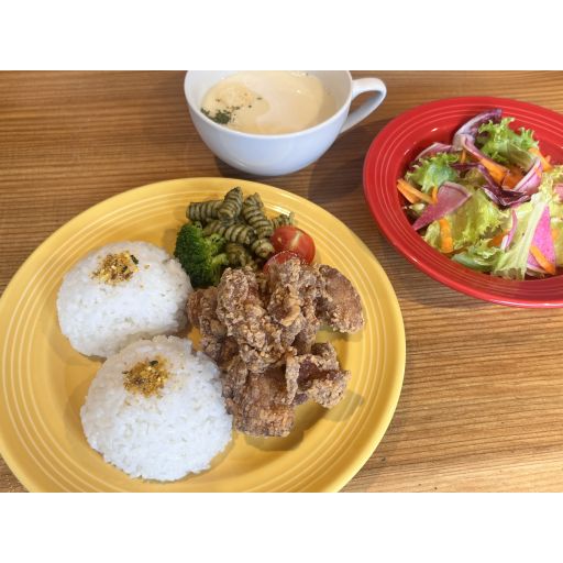 モチコチキンプレート(スープ・サラダ付き)-0