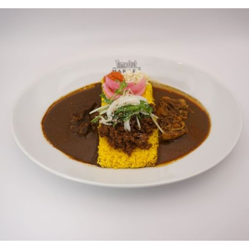 チキンとビーフと羊のドライキーマの三種盛り-0