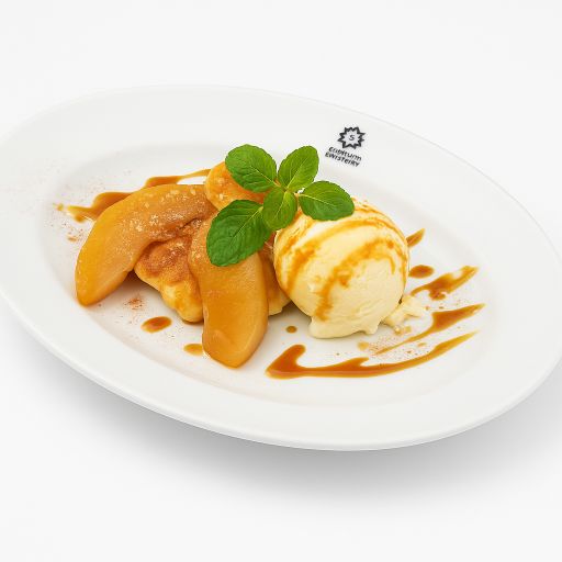 林檎とキャラメルシナモンワッフル＋SOFT DRINK-0