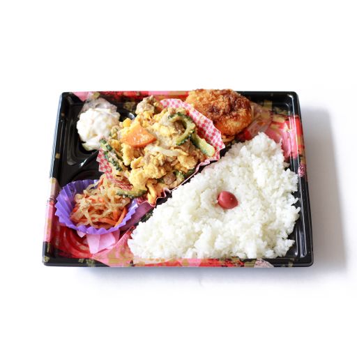 ゴーヤチャンプル弁当-0
