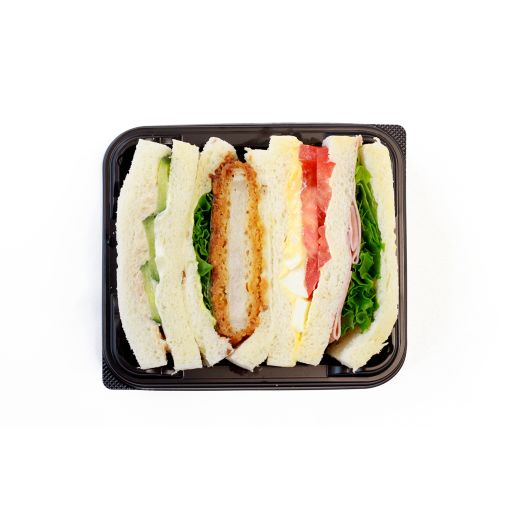 デミロースカツとツナのボックスサンド-0