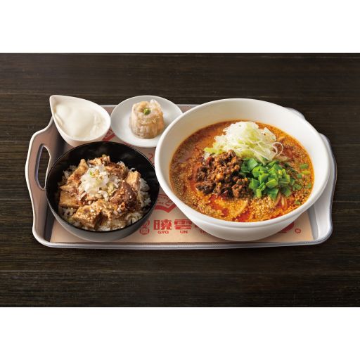 白ごまタンタン麺＋チャーシュー丼セット-0