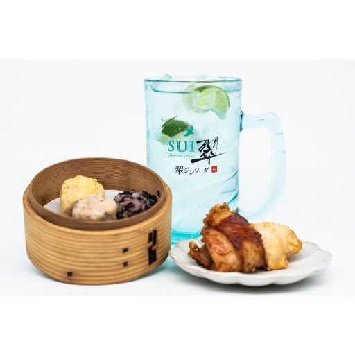 メガ翠ジンと焼売カラアゲセット-0