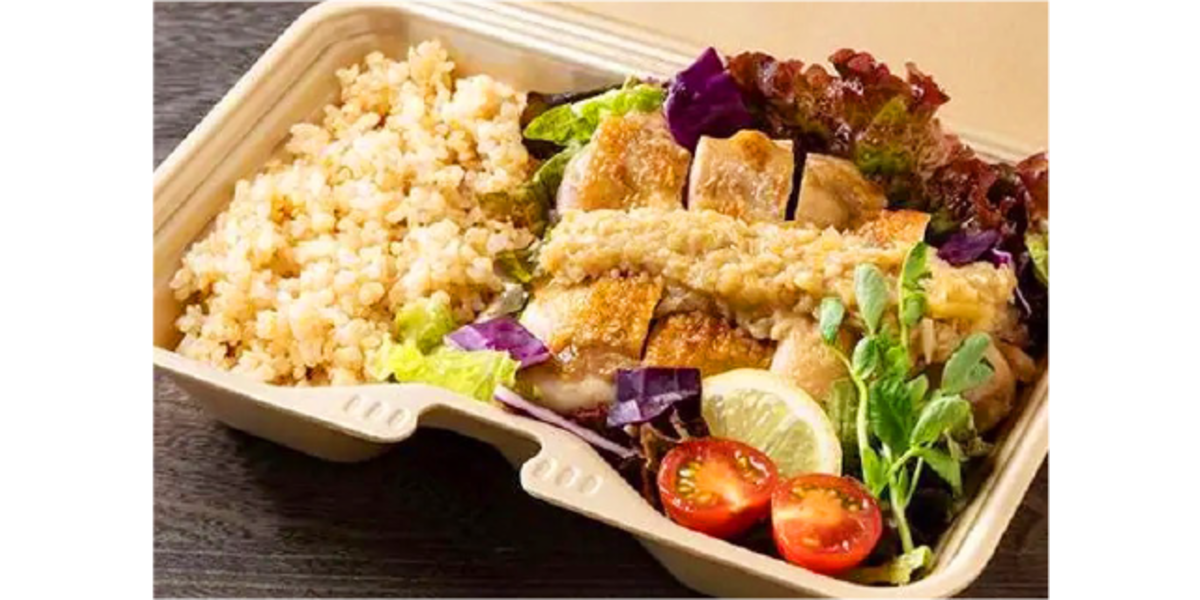 鶏あえずタンパク 横浜店 ねぎ塩麴チキンと玄米セット NEW PORT ニューポート