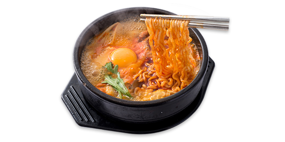 1105 韓国料理ビビム | スンドゥブラーメン 1麺 ごはん | NEW PORT