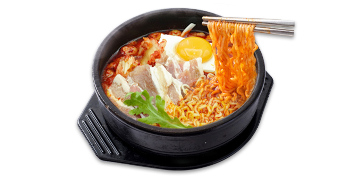 1105 韓国料理ビビム | 豚キムチラーメンスンドゥブ 半麵 | NEW PORT