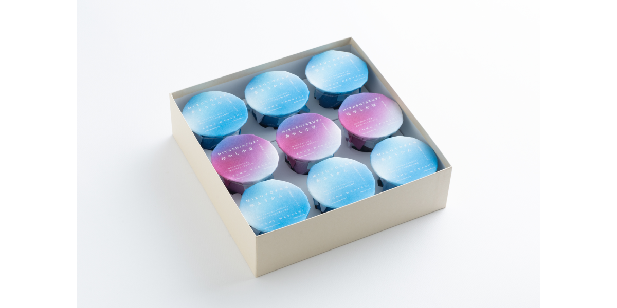 KOMU WAGASHI | 水ようかんと冷やし小豆 9個入 | TANOMO GIFT