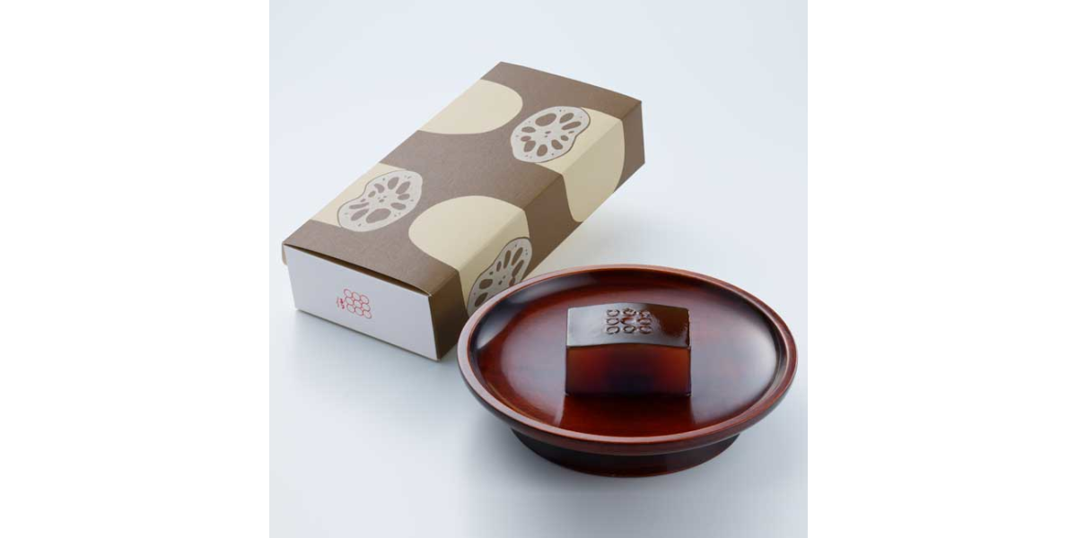 紫野和久傳 丸の内店 | 蓮もち 栗餡（紙箱6個入） | TANOMO GIFT