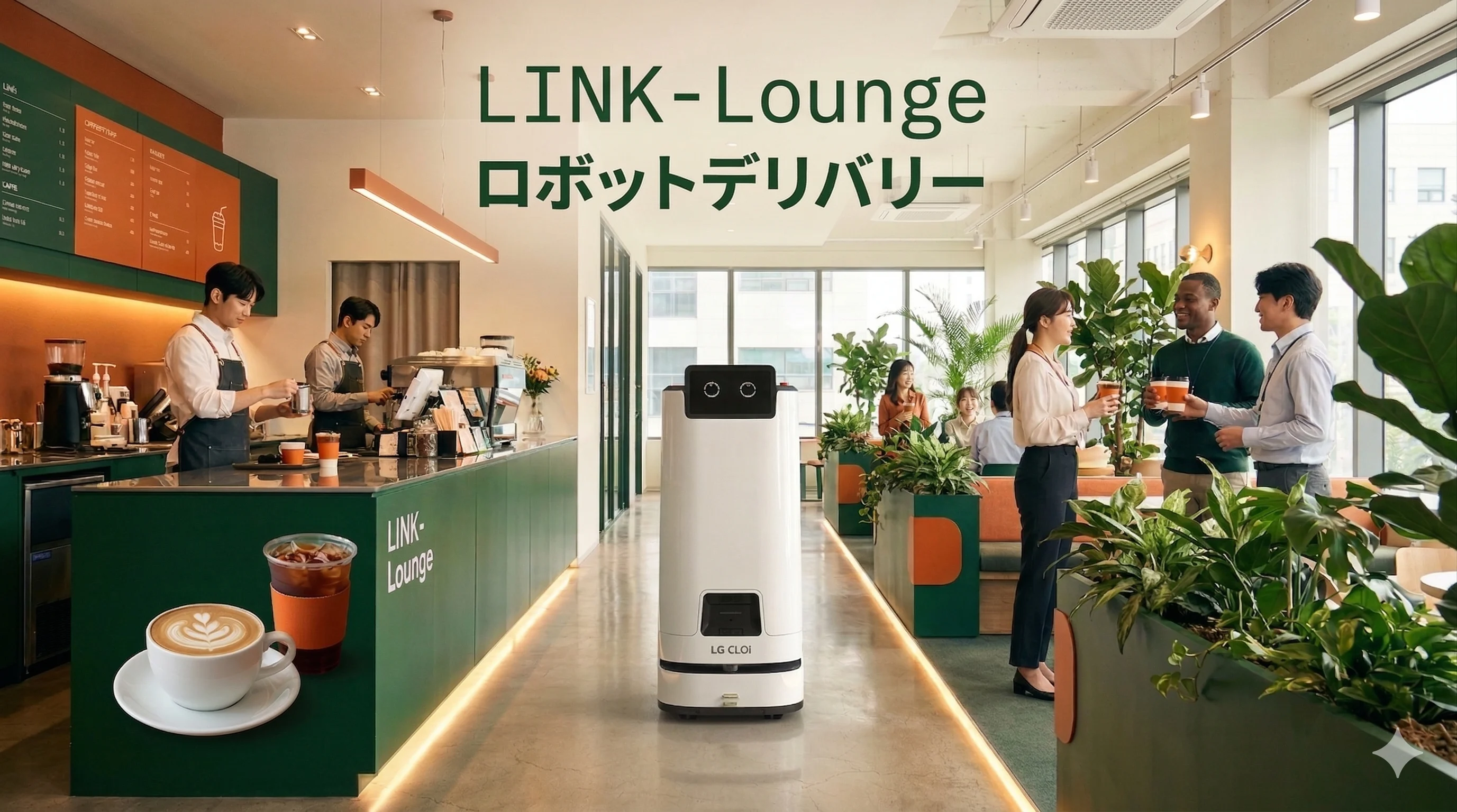 LINK-Lounge ロボットデリバリー