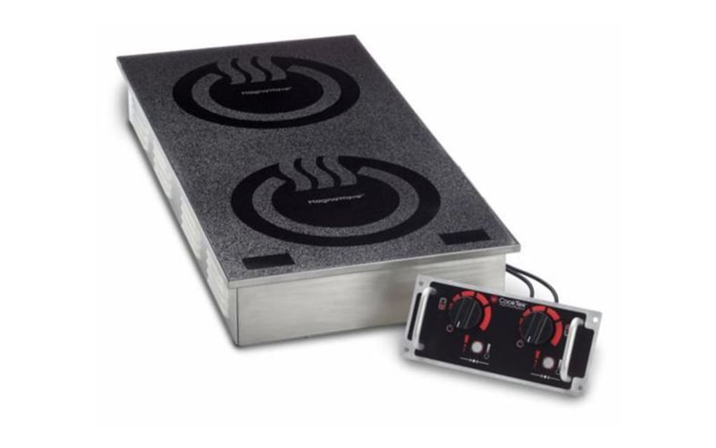 CookTek Double Hob DropIn Induction Cooktop with Dials MCD2502F