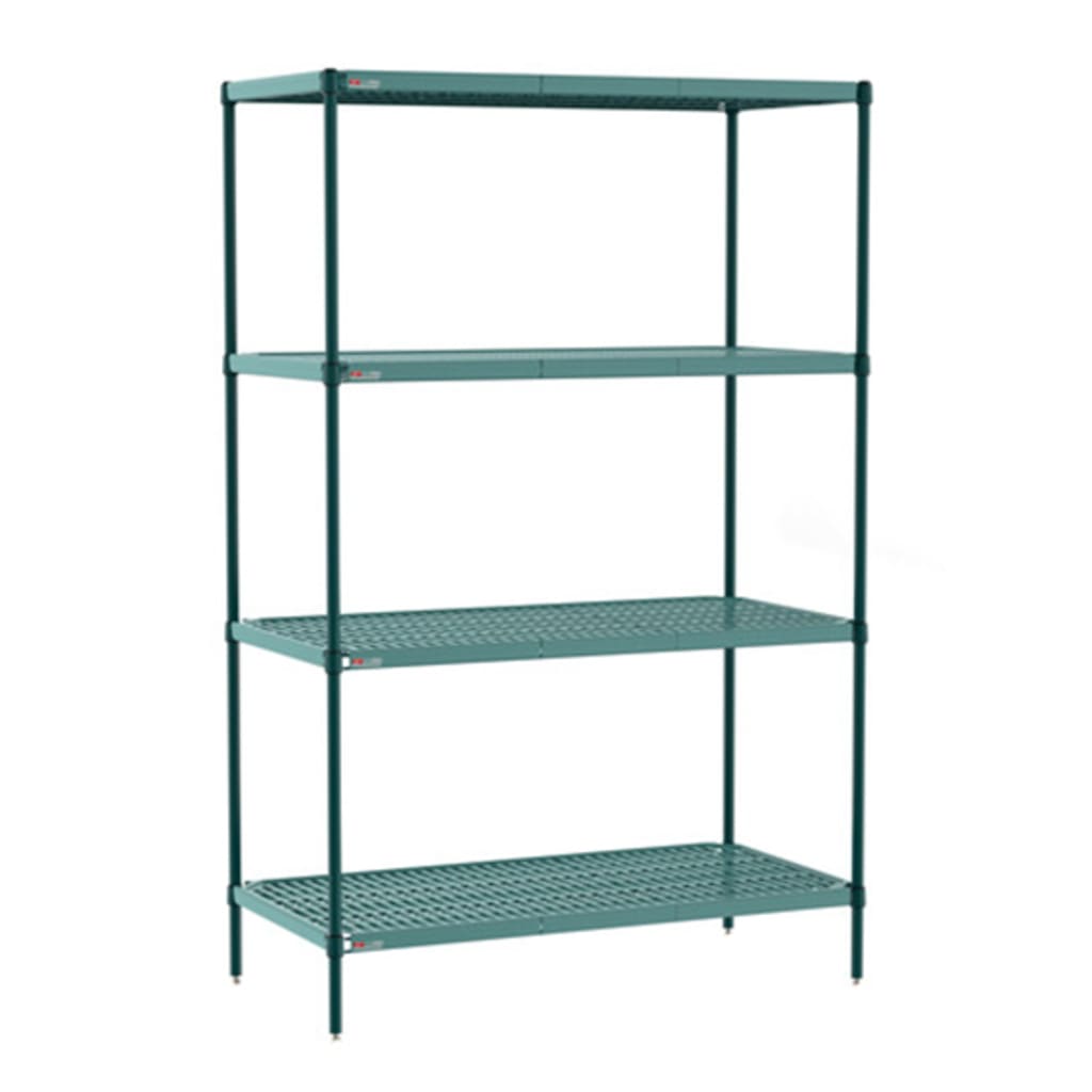 Metro Super Adjustable 2 Wire Shelving - 5-Shelf Unit, Stainless Steel (48  X 74 X 24D)