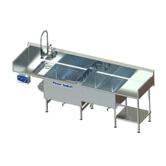 Power Soak Pot Washing Sink image - Top down isometric view