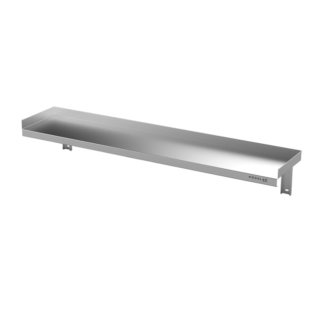Modular Stainless Solid Wall Shelf MS.SWS