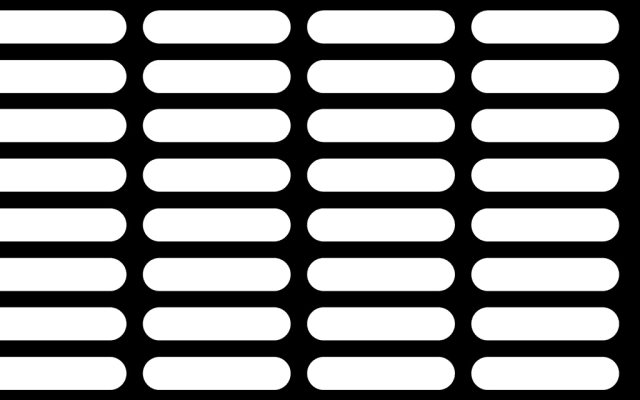 PerfArt Standard Obround Pattern PM.OB.SQH.286064.57