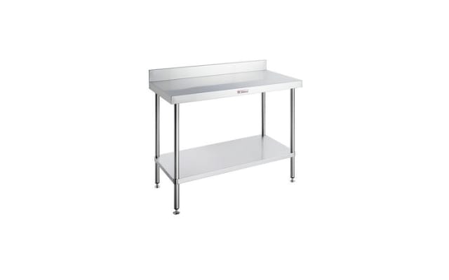 Simply Stainless Work Bench with Splashback SS02