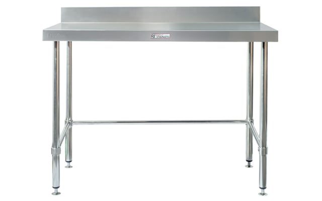 Simply Stainless Work Bench with Splashback SS02