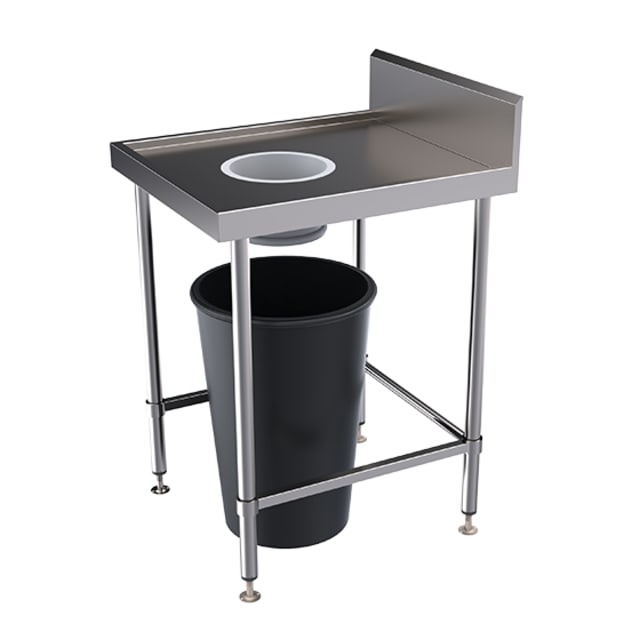 Simply Stainless Sink Bench with Scrape Hole SS05.SH