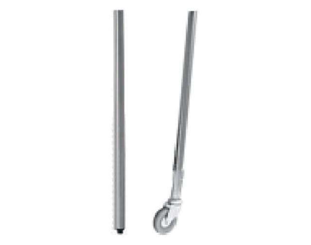 Simply Stainless Leg with Disc Foot SSLEGDRY