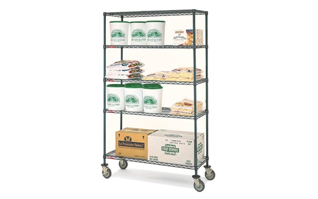 Metro Super Erecta Wire Shelving - Mobile 5 Tier