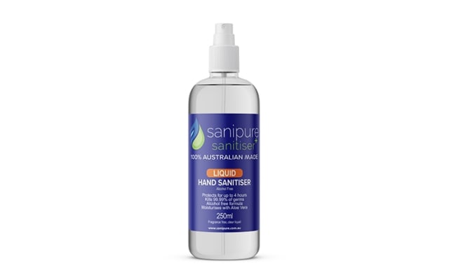 Sanipure Alcohol Free Hand Sanitiser 250mL Spray HSLX.SP250M.S