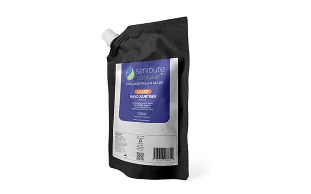 Sanipure Alcohol Free Hand Sanitiser 1L Refill Pouch HSLX.SP01L