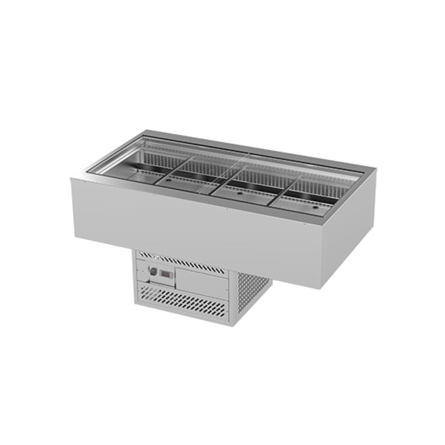 Woodson Flat Deck Self Serve Cold Food Display