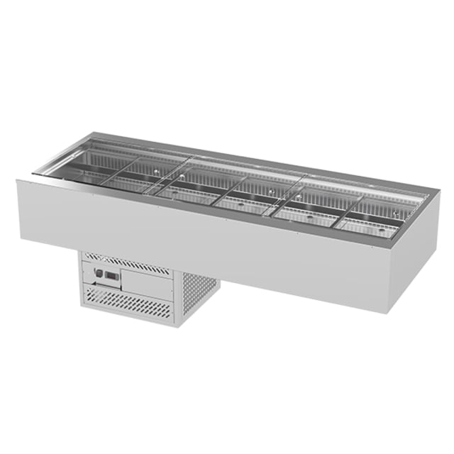 Woodson Flat Deck Self Serve Cold Food Display