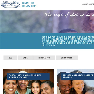 Giving to Henry Ford