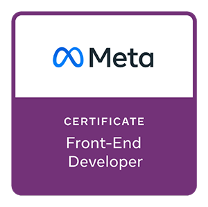 Meta Front-End Developer Professional Certificate