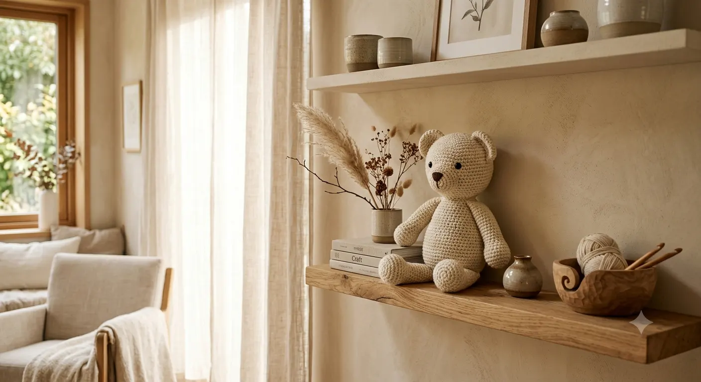 Trưng bày thú len handmade ở nơi có ánh sáng tự nhiên nhưng tránh nắng trực tiếp