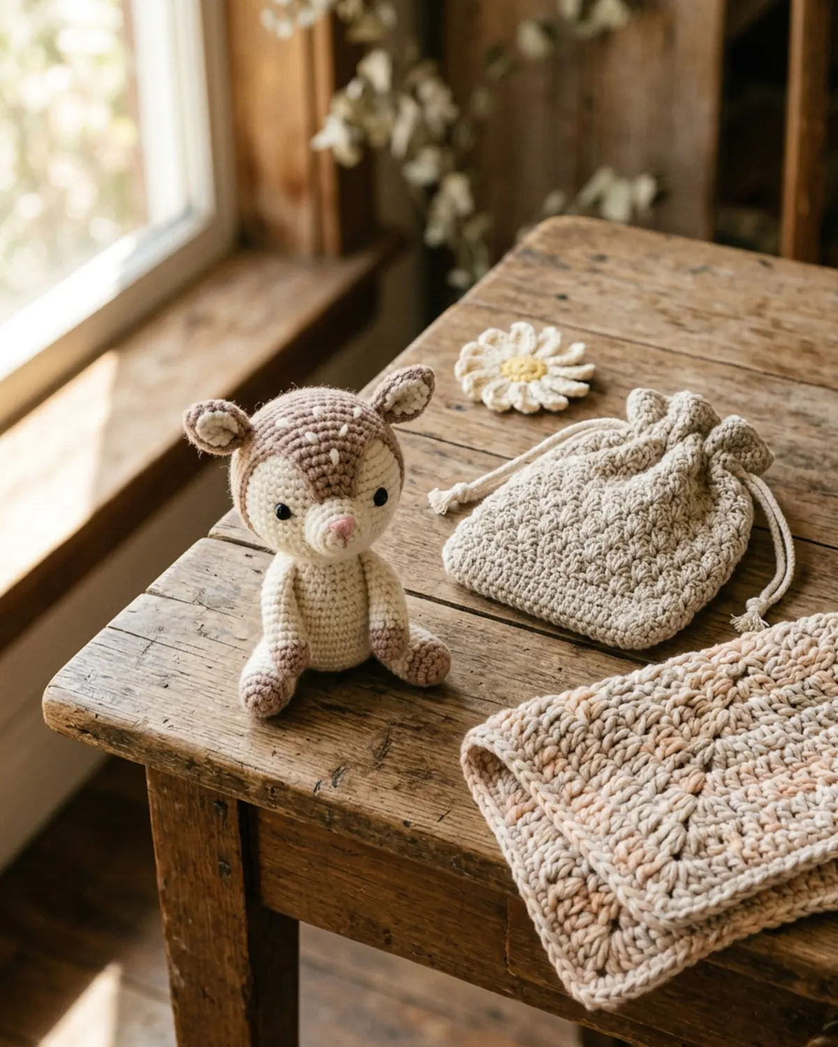 Amigurumi và những sản phẩm crochet handmade khác được làm từ sợi len