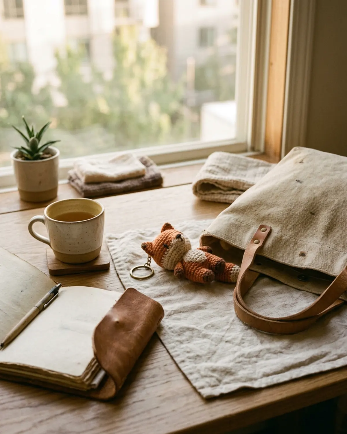 Móc khóa Little Friend thú len handmade đồng hành trong cuộc sống hàng ngày