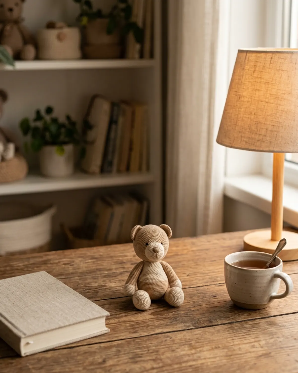Chú gấu len handmade được chăm sóc để trở thành một Little Friend lâu dài