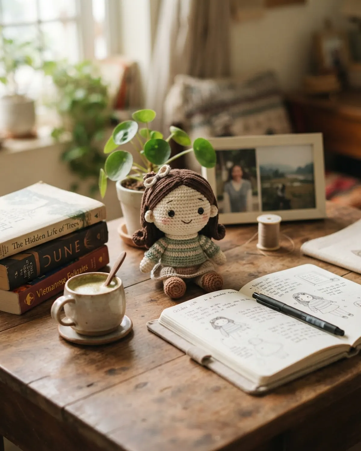 Chú thú len handmade nhỏ được chọn theo tính cách của người bạn thân