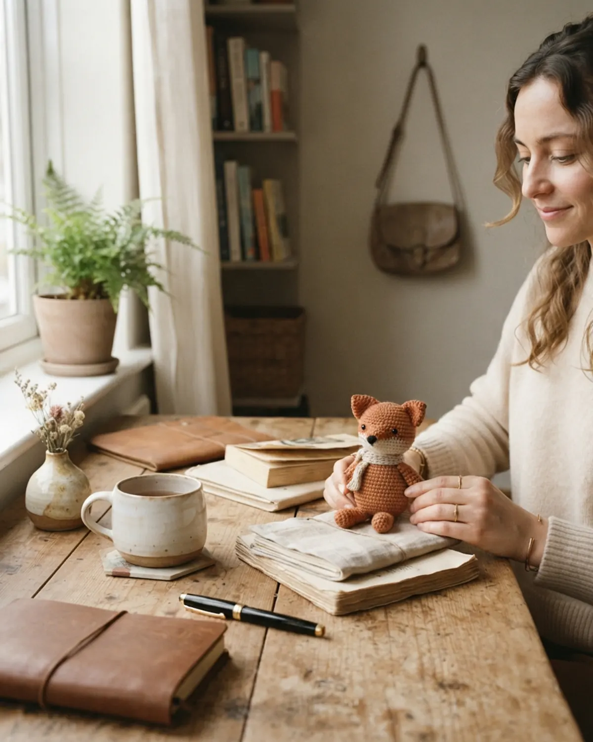 Chú thú len handmade trở thành một phần trong không gian sống hàng ngày