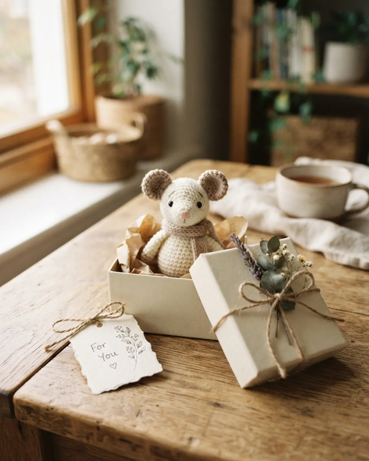 Món quà handmade nhỏ được chuẩn bị với ngân sách vừa phải