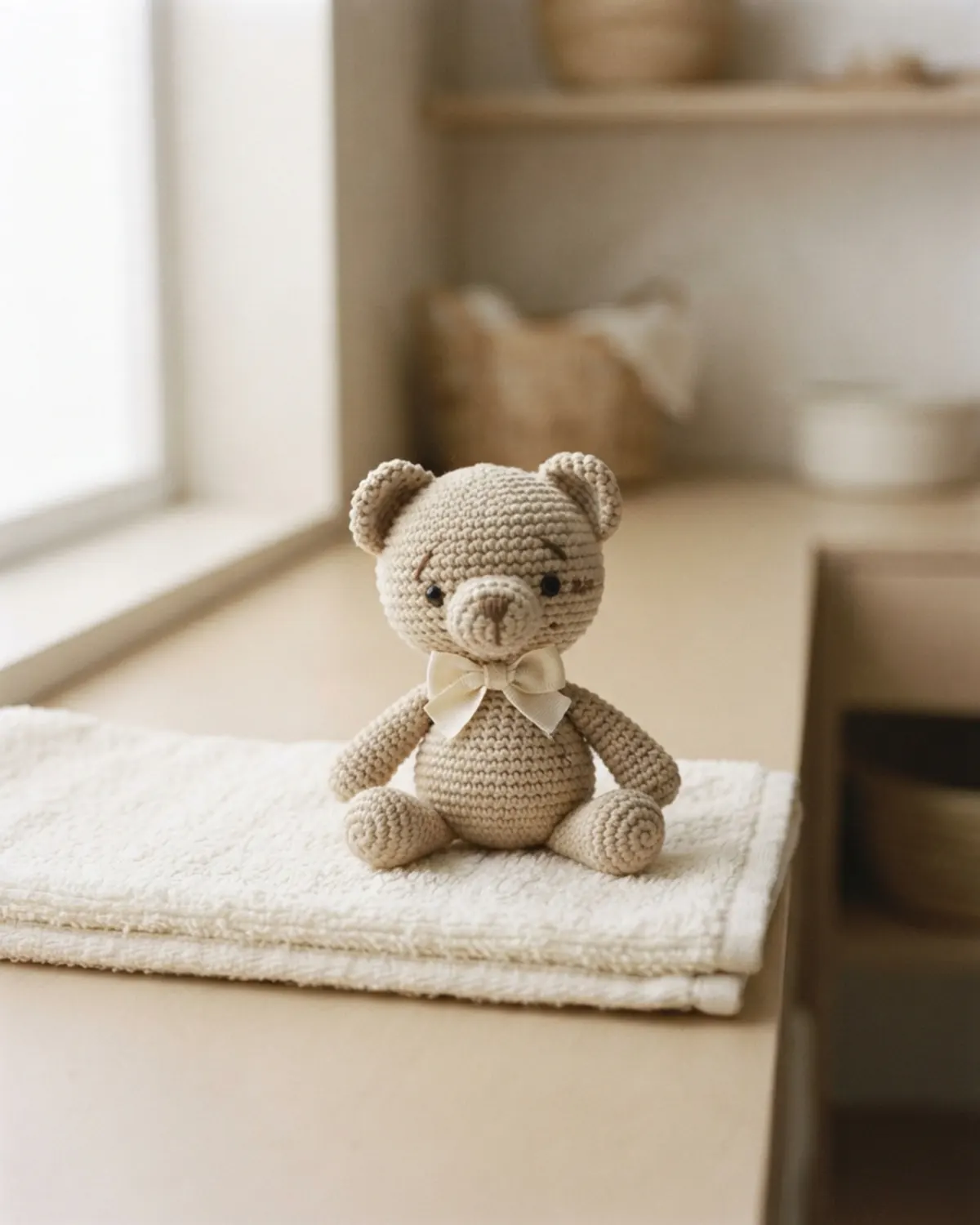 Thú len handmade được chỉnh dáng và để khô tự nhiên sau khi vệ sinh