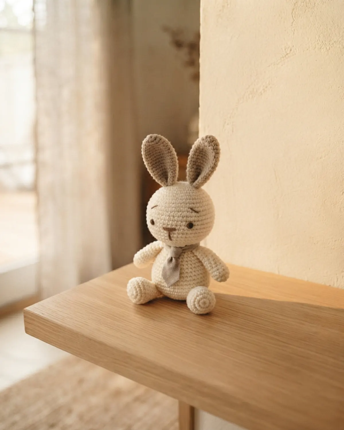 Chú thú len handmade được sử dụng lâu ngày nhưng vẫn giữ vẻ đẹp và dáng hình