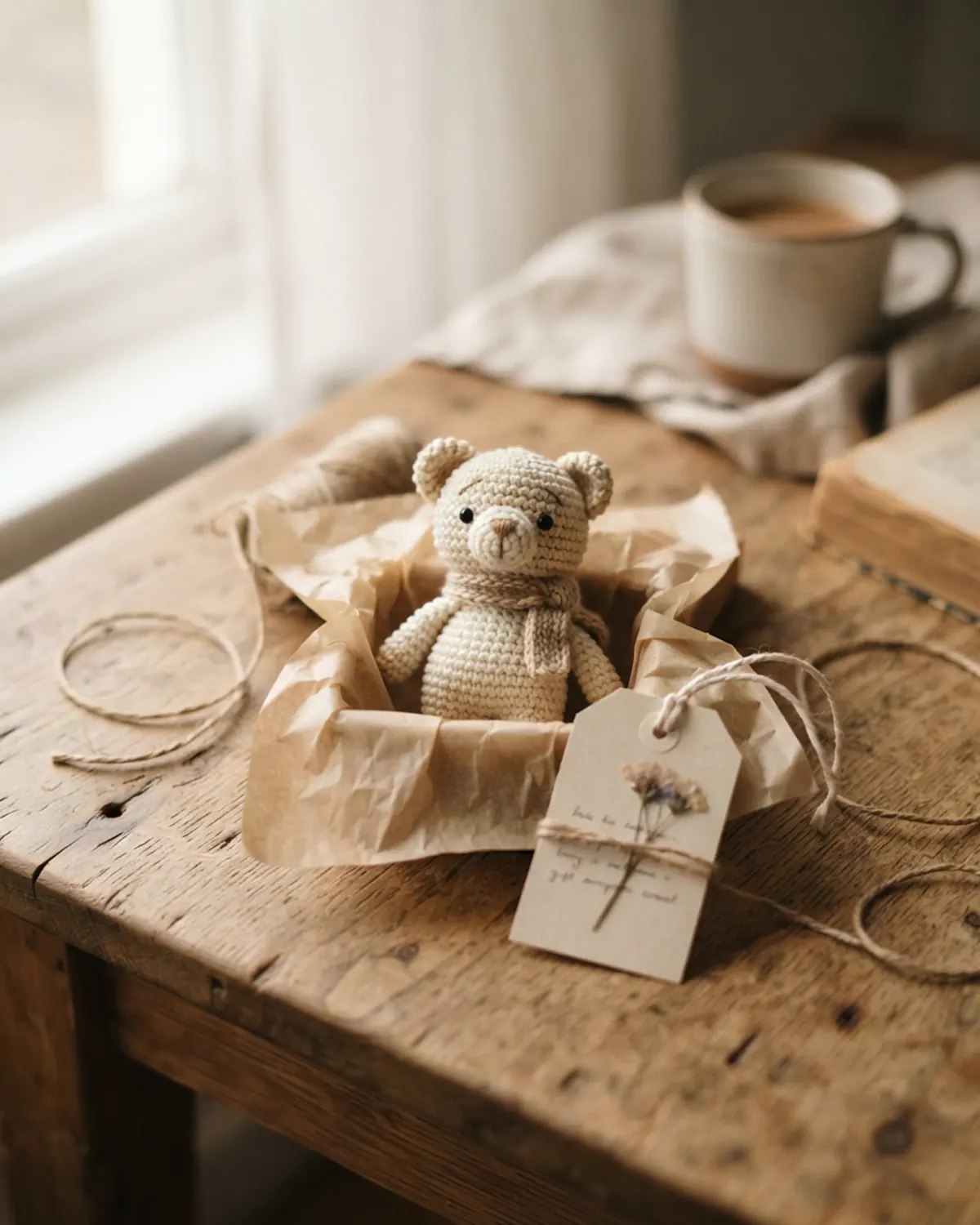 Một món quà handmade nhỏ được chuẩn bị cẩn thận dành riêng cho người nhận