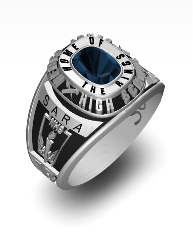 Georgetown class ring top
