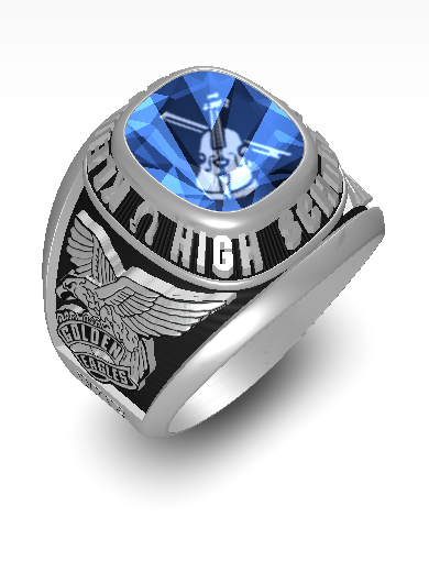 Square class rings discount